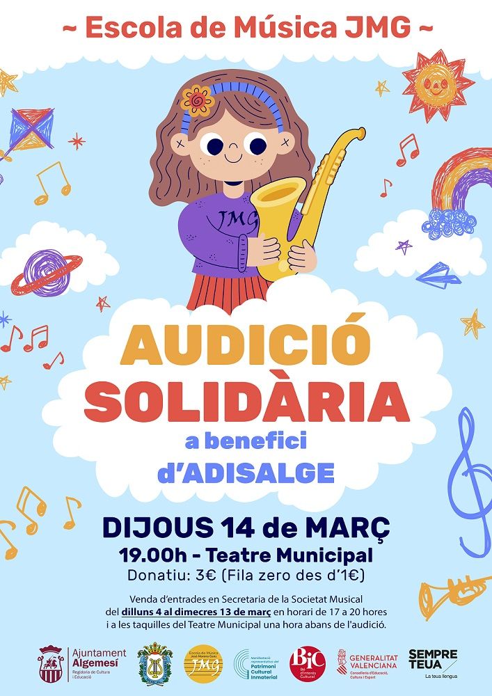 Audició a benefici d’Adisalge