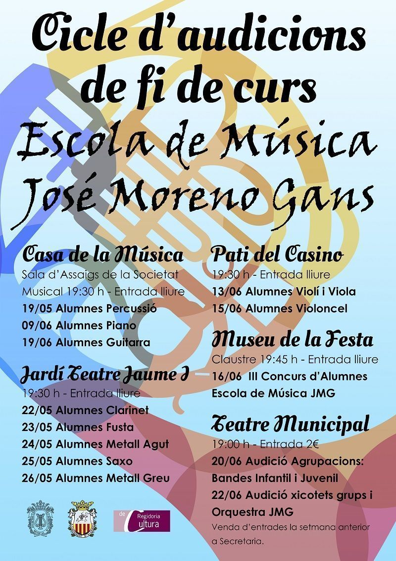 Fi de curs intens a l’Escola de Música JMG